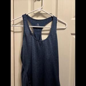 Icyzone Womens Racerback Workout Running Tank Top  Size Large Royal Blue